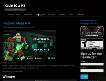 Tablet Screenshot of playgunscape.com